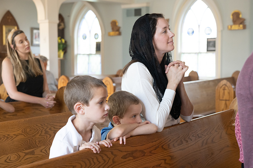 Young families' Holy Hour gives littlest disciples and their
